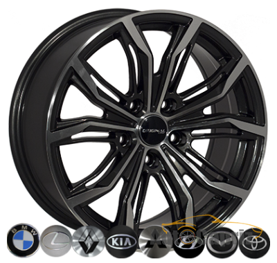 Диски Replica BMW 2747 BF-P R17 W7.5 PCD5x120 ET32 DIA72.6